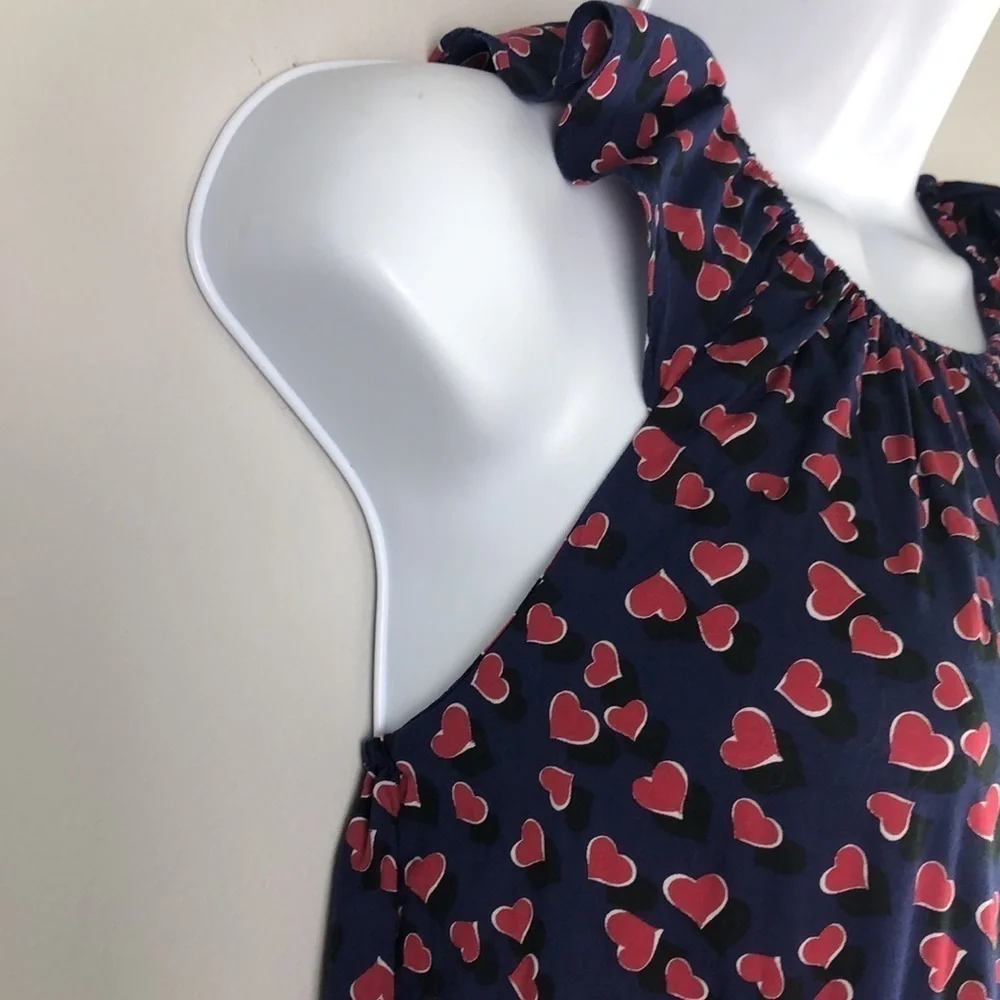 GUCCI Jumpsuit Cotton Size 12 Ruffle Novelty Heart Romper Heart Made in Italy